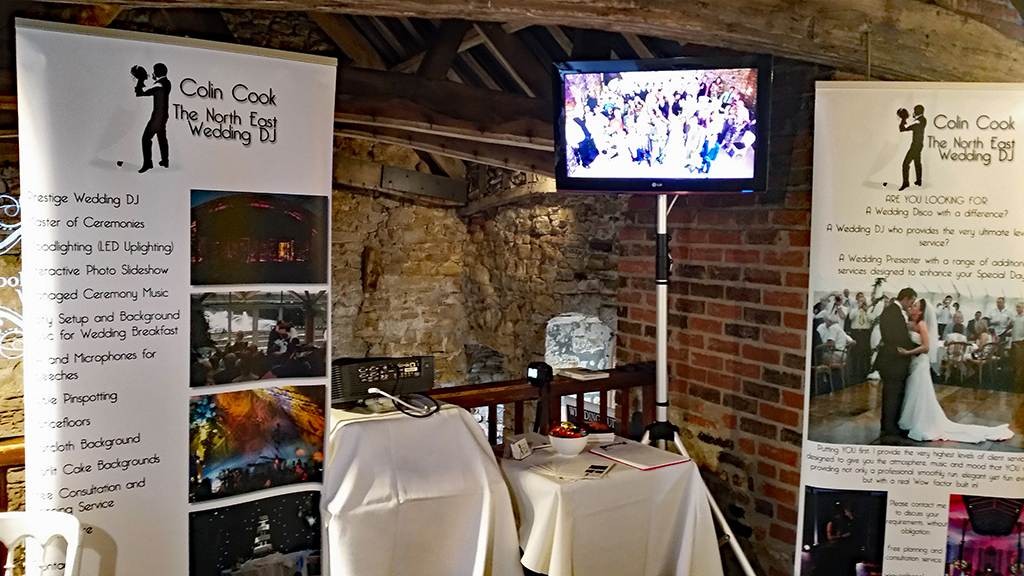 Crook Hall Wedding Fair. Recommended Master of Ceremonies, DJ and Event Lighting