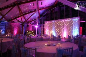 Alnwick Garden Wedding DJ and Lighting. Providing a real WOW factor for your Wedding Entertainment and Lighting