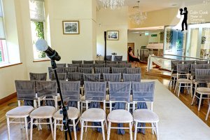 Set up for Wedding Ceremony and Readings at Saltwell Towers, Gateshead. Master of Ceremonies, Ceremony Music, Wedding DJ